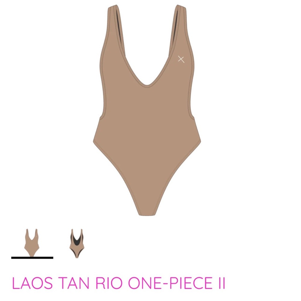 Boutine LA Laos Tan One-Piece Swimsuit
